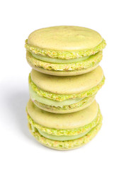 Tasty macaroons isolated