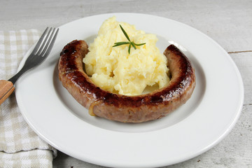 saucisse et purée 29112016