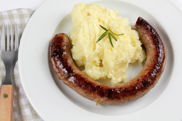 saucisse et purée 29112016