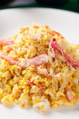 게살볶음밥, gesal bokkeumbap, Crab Meat Fried Rice