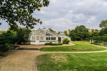 Obraz premium Conservatory. Park in Burlington Lane, Chiswick, London, England