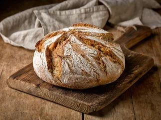 Fototapeten frisch gebackenes Brot © Mara Zemgaliete