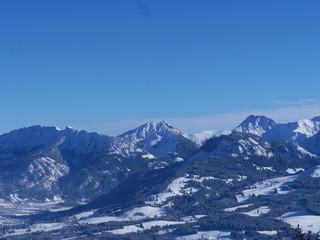 Obraz na płótnie Canvas Alpine Alps mountain landscape