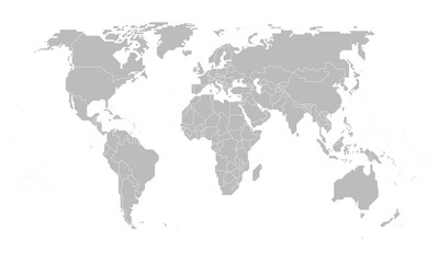 Fototapeta Map of the world obraz