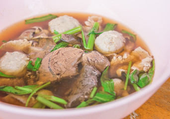 Soup, meat, food Thailand