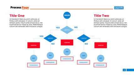 Flowchart Algorithm Slide Template