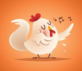 Rooster design. Chinese New Year. 