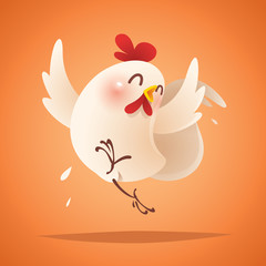 Rooster design. Chinese New Year. 