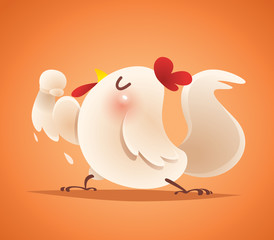 Rooster design. Chinese New Year. 