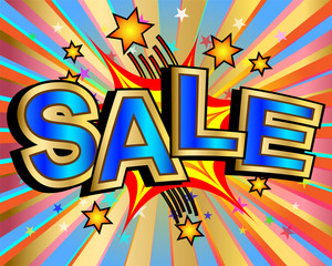 Exploding Sale Sign