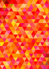 Obraz premium Abstract triangle mosaic background design