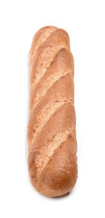 long loaf isolated on white background