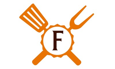 Logo Restaurant Letter F