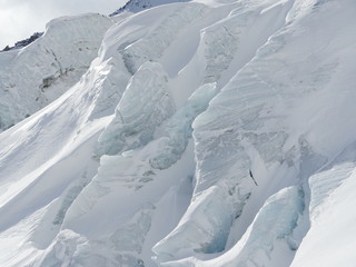 Fototapeta na wymiar glacier close-up