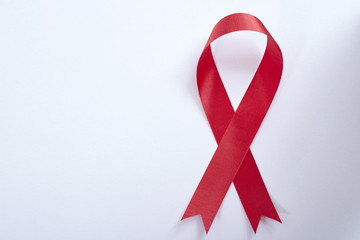 Red ribbon aids awareness