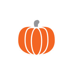 Pumpkin icon vector, filled flat sign, solid colorful pictogram isolated on white, logo illustration