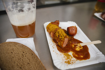 Currywurst With Curry Powder