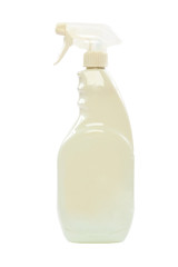 Detergents, body care products in plastic bottles