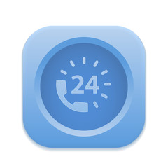      App Button - Round Square 