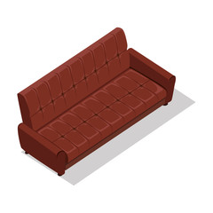 Luxury Leather Sofa. For Modern Room Reception