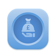      App Button - Round Square 