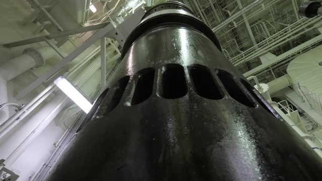 Cylinder liner of main engine on storage.