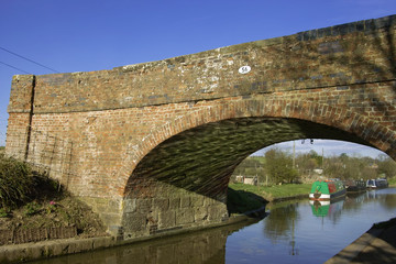 views from the towpath worcester and birmingham canal worestersh