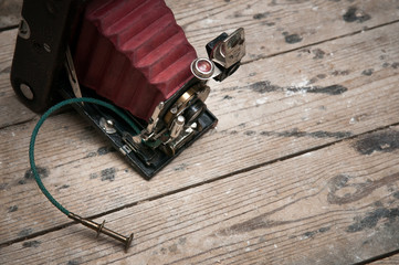 Retro vintage style camera