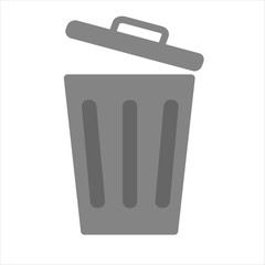 Opened trash can icon.