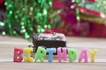 Image collection Happy birthday candles.