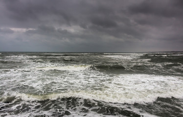 Stormy Sea - Denmark in Autumn