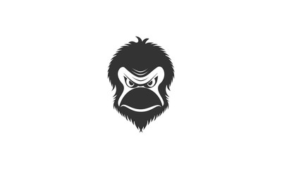 smiling monkey face clipart
