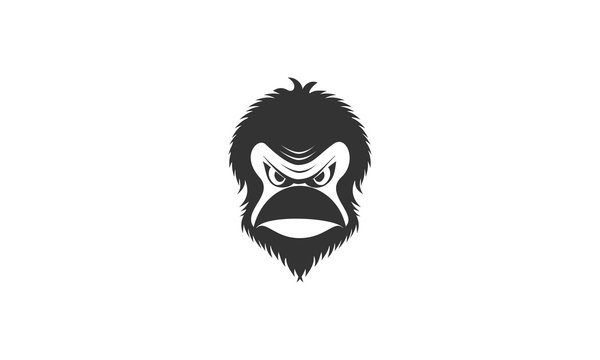 smiling monkey face clipart

