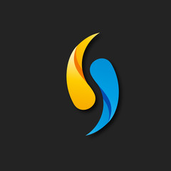 Naklejka premium logo design