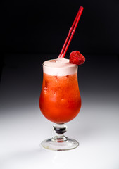 beautiful and delicious cocktail in a glass