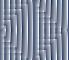 Abstract seamless background in blue and gray tones of light and dark and straight lines, squares and rectangles