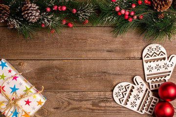 New Year and Christmas mokcup.