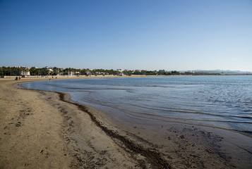 Coastline in autumn, Vilanova i la Geltru, Spain