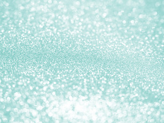 abstract blue Bokeh circles for Christmas background, glitter light Defocused and Blurred Bokeh