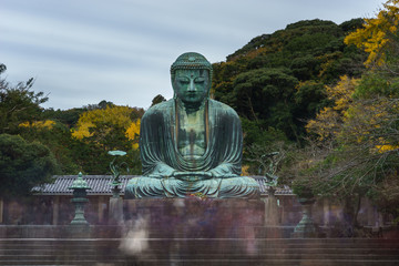 The Great Buddha of Kamakura,Monumental outdoor bronze statue of