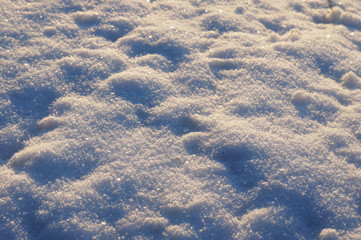 Snow covered surface