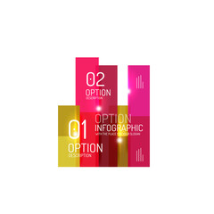 Geometric modern infographic options templates