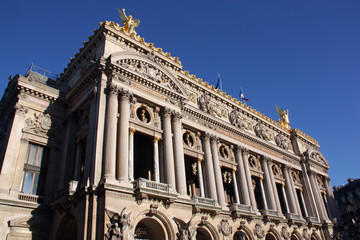 L'opéra Garnier à Paris, France
