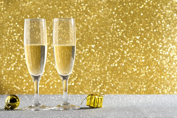 Champagne New year