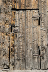 Old wood door