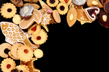 christmas cookies and gingerbread from czech republic