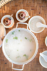 Thai breakfast set Porridge