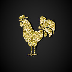 Glitter New Year Rooster