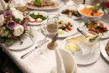 Fototapeta premium Wedding dinner