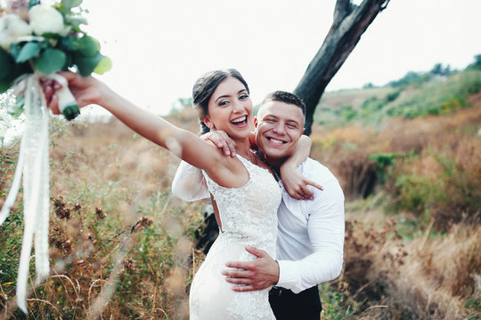 Happy smiling couple